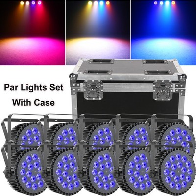 270W PAR Light RGBW UV 18 LEDs Stage Lighting DJ Disco Party Club Show Light DMX