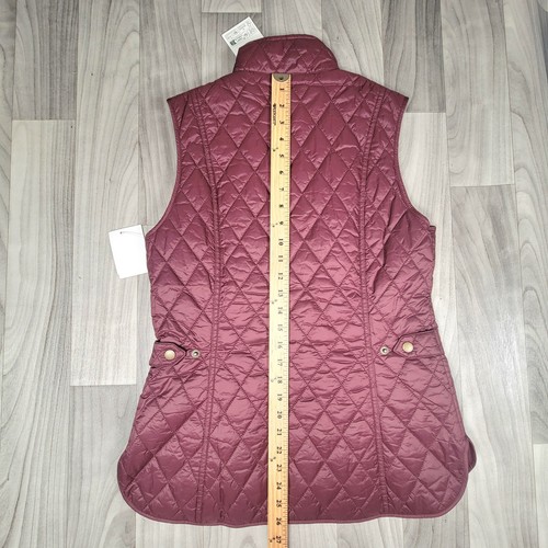 Barbour Weste Damen Größe 6 (UK10) Otterburn Gilet Cabernet Rot Stepp Neu mit Etikett - Bild 15 von 18