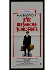 Poster The Ways Of The Lord Are Finished Massimo Troisi Naples B333