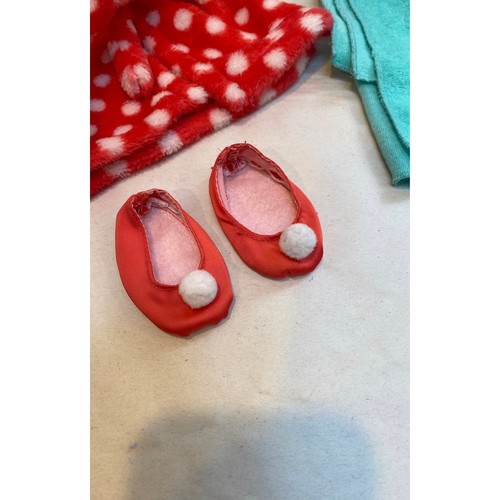 Shower Time Doll Clothing Set Towel Washcloth Robe Shoes Fits American Girl Doll - Picture 3 of 6
