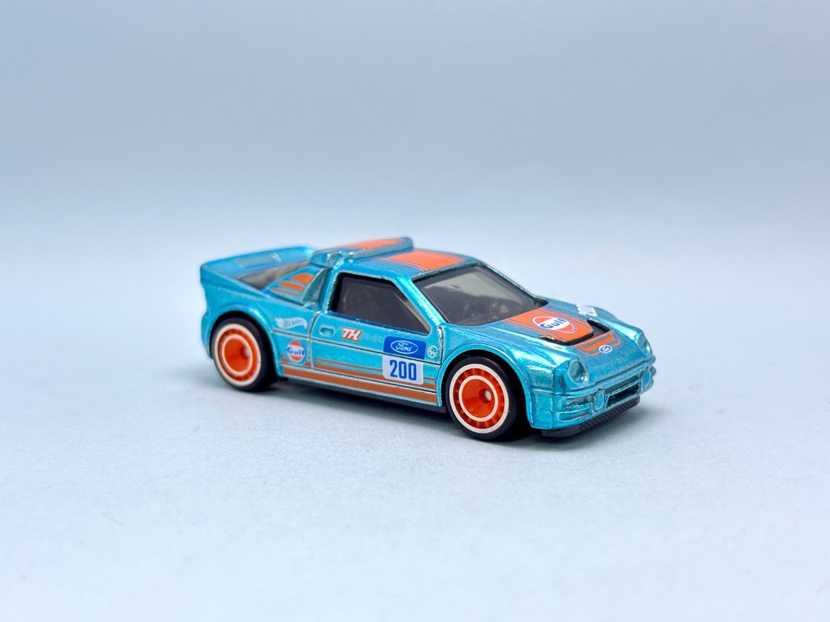 Hotwheels 2025 STH ford RS200 ザマック Hotwheels 2025 STH Super Treasure Hunt # Ford RS200 Gulf