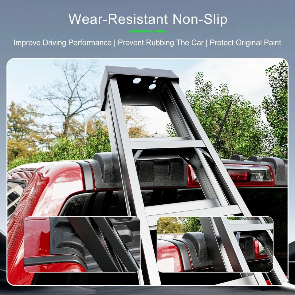 For GMC Canyon 2023-25 Rear Roof Spoiler Replacement Upgraded Trim Protector - Image 4 of 4