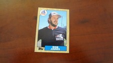 1987 TOPPS # 342 BOB JAMES  BASEBALL CARD