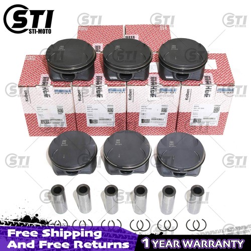 6Pcs Piston Rings Set FIt FOR BMW E46 E39 E60 E61 Z4 E85 325i 525i 2.5i M54 B25 - Picture 1 of 6