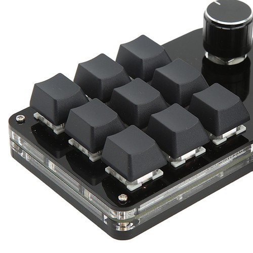 `Mini-Gaming-Tastatur Mit 3 Knöpfen RGB-Hintergrundbeleuchtung Blauer Scha - Bild 20 von 24