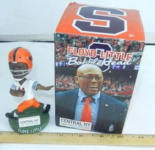 Floyd Little Bobblehead Syracuse University SU Giveaway HOF Denver Broncos NFL !