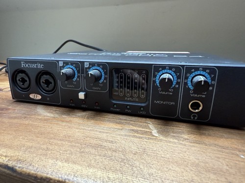 Focusrite Saffire Pro 24 , 16 in 8 out Audio Interface Musical Instrument - Picture 2 of 7