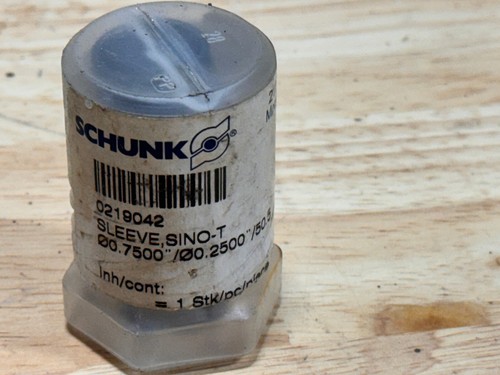 Schunk 3/4" x 1/4" Intermediate Sleeve Hydraulic Chuck Collet 0219042 - Picture 1 of 3