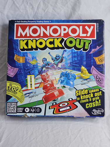 Monopoly Knockout Board Game ▪ 2-8 Players ▪ DAMAGED BOX - Picture 1 of 5