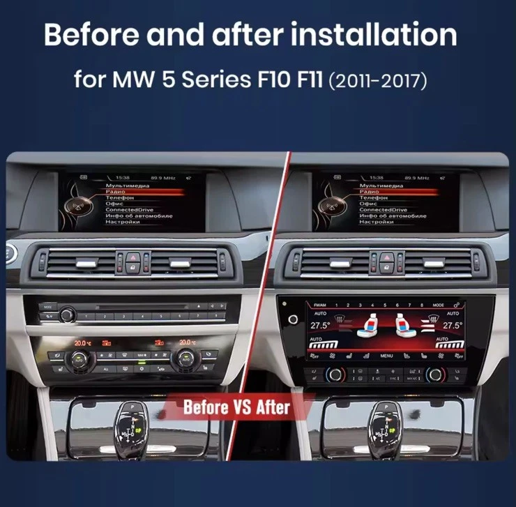 For BMW 5 Series F10/F11 2011-2015 Air Conditioning Panel Control LCD Touch Screen 10.25" - Image 2 of 4