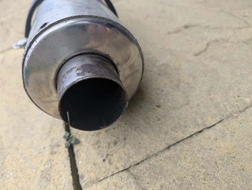 VIPER EXHAUST FOR SUZUKI GSXR 750 SV1000 TL1000 R/S ALLOY ROUND RACE BOLT ON CAN - Picture 5 of 5