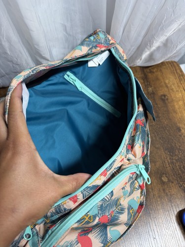 KAVU Flamingo Rope Sling Rucksack Canvas Tasche Outdoor Strand Reise Aktiv Wandern - Bild 8 von 12