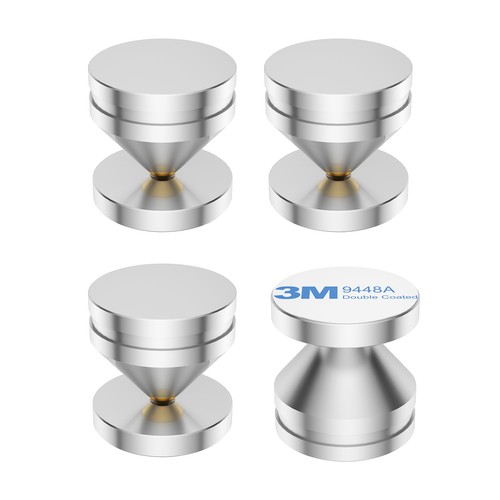 4set HiFi Audio Isolation Stand Feet Aluminium Alloy Speaker Spike Cone Pad M22 - Picture 11 of 11