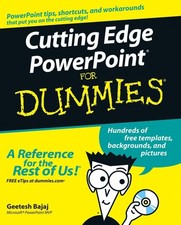 Cutting Edge PowerPoint For Dummies - Paperback By Bajaj, Geetesh - GOOD
