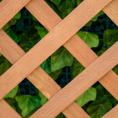 28"x11"x46" Raised Garden Bed Wood Planter Box w/ Trellis Vine Climbing, Brown - Picture 10 of 11