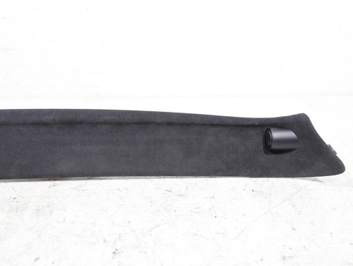 16-23 Tesla Model X Rear Right Windshield Sunvisor Trim Bezel ALCANTARA OEM 102K - Picture 3 of 7