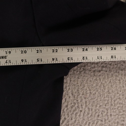 Vintage Hopsack Jacke M 42R Blau 100% Wolle Blazer Zweireiher Made USA - Bild 11 von 16
