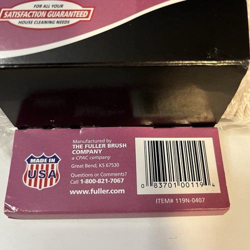 Fuller Brush Wet Mop Replacement Head Cotton New in Package - Picture 3 of 6