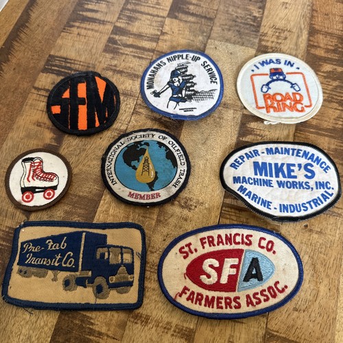 Lote De 8 Parches De Colección - Trabajo/Industrial - Varios Temas y Condiciones - Imagen 1 de 5