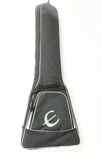 Epiphone 58 Korina Flying V Ébano Usado 2010 Cuerpo Caoba con Estuche Suave - Imagen 7 de 7