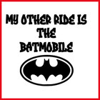 BATMAN BATMOBILE CAR STYLING VINYL DECAL TRANSFER STICKER TUNING GRAPHICS FUNNY