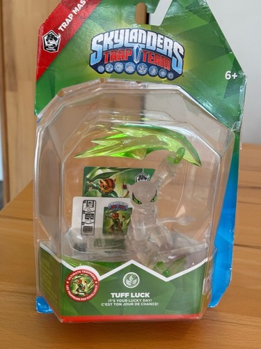 Skylanders Trap Team-Trap Master Tuff Luck Crystal Clear Ovp Karte und Aufkleber - Bild 2 von 3