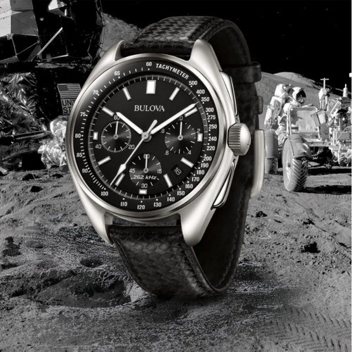 BULOVA Herrenuhr Crono Lunar Pilot, Sonderedition, Gratis Armband - Bild 4 von 6