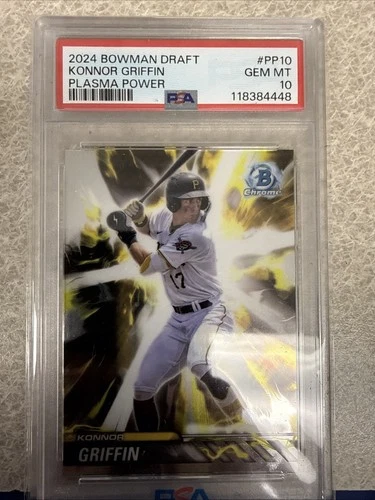 2024 Bowman Draft #PP-10 - Konnor Griffin Power Plasma PSA 10 Gem Mint!