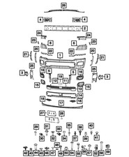 Genuine Mopar License Plate Bracket Kit 68566317AA