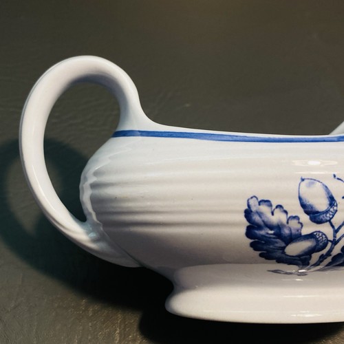 Cabinas Gravy Boat Hecho en Inglaterra, Patrón Bellota Azul Patas, Sin astillas/grietas - Imagen 10 de 16