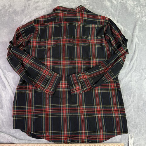 Vintage Outdoor Exchange Flannel Shirt Men’s XL Tall Red/black Plaid Workwear - Picture 9 of 10