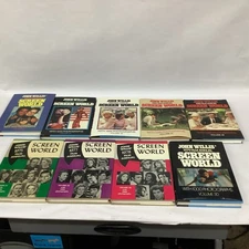 Lot of 9 : Film Annual Screen World Volumes 1975-1986 John Willis Movie Books