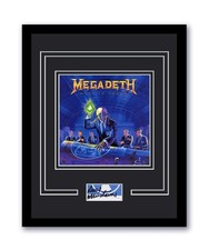 Megadeth Dave Mustaine Autographed Signed 11x14 Framed Photo Rust In Peace ACOA Megadeth Dave Mustaine Autographed Signed 11x14 Framed Photo Rust In Peace ACOA