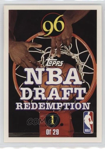 1996-97 Topps Draft Pick Expired Redemptions Allen Iverson #DP1 Rookie RC HOF
