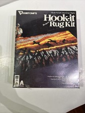 Vintage Vogart Crafts Hook-it Rug Kit Style 4328 "Morning Flight"
