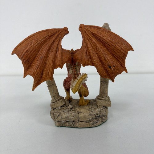 Enchantica Dragon Statues X3 Firetongue Firewing Kraeger Holland Studio - Picture 4 of 23
