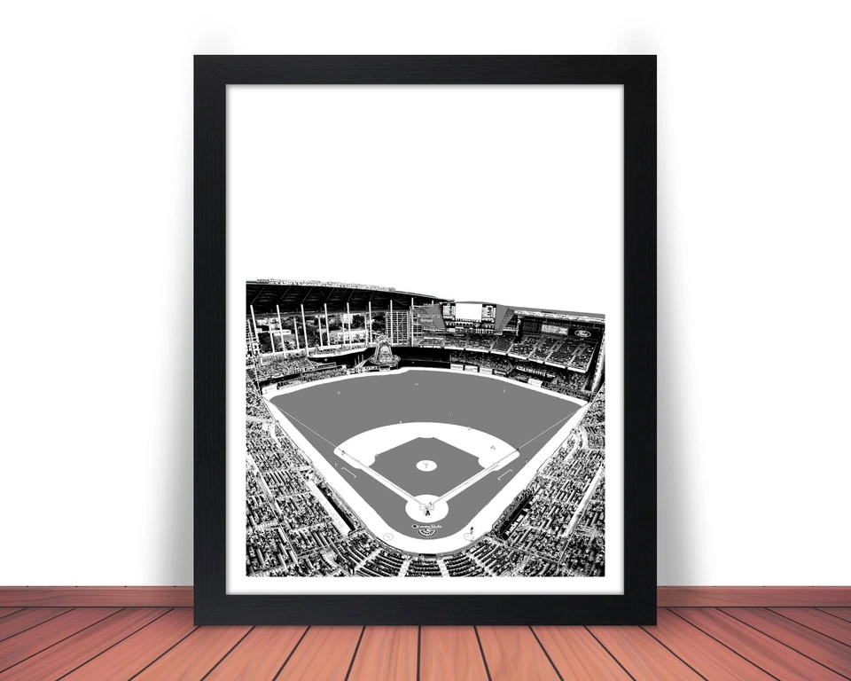 Framed MIAMI MARLINS LoanDepot Park Stadium Skyline Photo Picture 8x10 11x14 WBN - Image 4 of 4