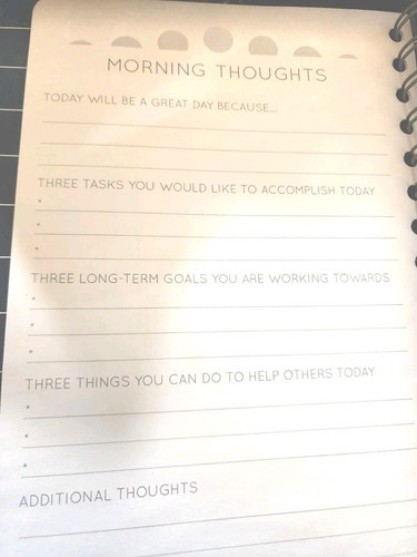 AM/PM Reflexion Journal. Tag und Nacht Tagebuch. - Bild 3 von 6