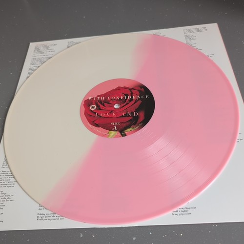 WITH CONFIDENCE - LOVE AND LOATHING USA PINK/ CREAM VINYL LP HR2498-1 EX/VG+ - Bild 10 von 11