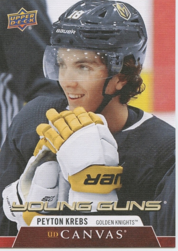 2020-21 Upper Deck Young Guns UD Canvas #C112 Peyton Krebs - Rookie