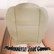 Fits 2000-2004 Toyota Tundra Driver Bottom Leather Replacement Seat Cover Tan