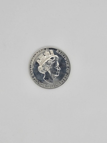 Queen Elizabeth II 95th Birthday Jersey Brilliant Uncirculated £5 Coin 2021