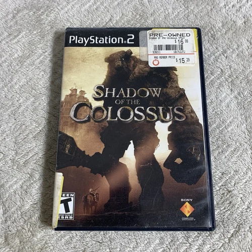 Shadow of the Colossus PS2 Sony PlayStation 2 CIB Insert + Reg Card Black Label