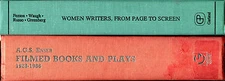 MOVIES: lot of two film reference books - Filmed Books and Plays - Women Writers
