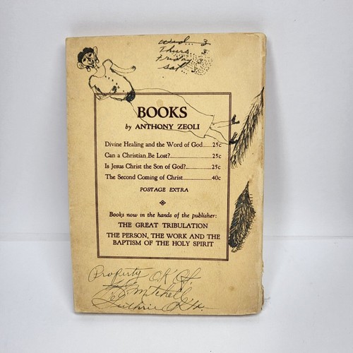 Second Coming of Christ - Anthony Zeoli 1929 Religious Vintage - Picture 3 of 6