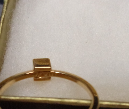 Anillo de Colección AVON Moda Joyería Punto Brillo Talla 5 ~ 1978 Copyright - Imagen 7 de 10