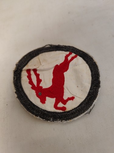 Insignia antigua cazador caza ciervo ciervo ciervo alrededor de 1940 parche de tela ⌀9 cm - Imagen 3 de 4