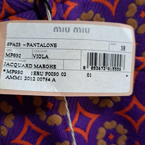 [Unused] miumiu 2012 Autumn/Winter Collection Line Centerline Pants - Picture 6 of 8