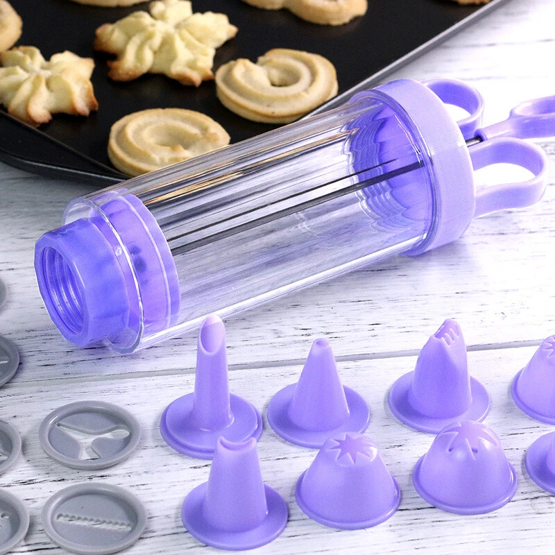 Cake Decorating Tools Kit 8 Nozzles Piping Icing Syringe Tips Pastry Baking Set - Image 3 of 4