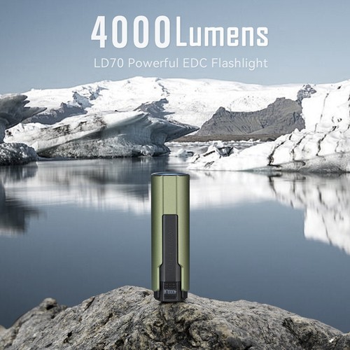 Torcia ricaricabile IMALENT LD70 potente 4000 alti lumen torcia luminosa VERDE - Foto 2 di 6